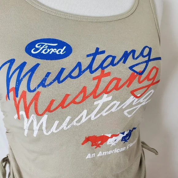 Ford Mustang retro vintage style tank top - Picture 10 of 11